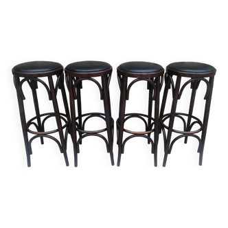 Suite of 4 bar stools