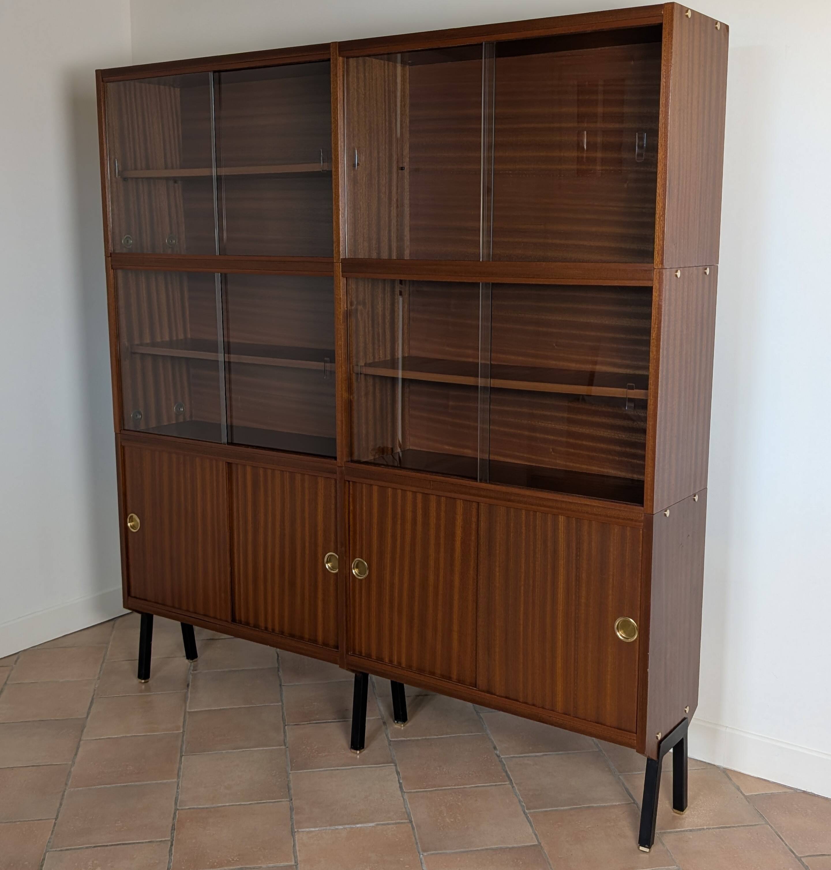 Buffet vitrine bibliothèque 60'
