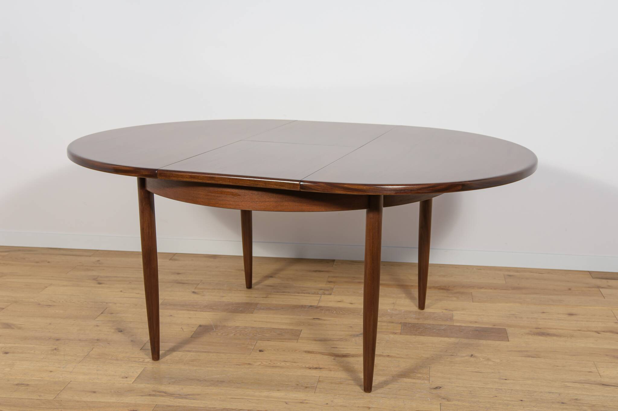 Mid-Century Teak Round Fresco Dining Table from G-Plan, United Knigdom.