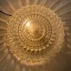 Pair of old vintage round wall lamps