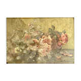 "voluptuousness" watercolor and mixed technique by louise percheron (early xx)