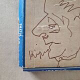 Ladislas Kijno (1921-2012) - Felt-tip drawing on pack of gypsies - Glued on panel - Signed