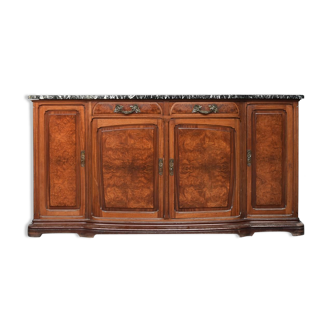 Credenza in mahogany and magnifying glass to drown new art by Paul A Dumas