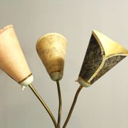 Italian Brass Three Light Floor Lamp, 1960s