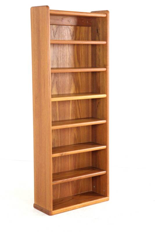 Compact open teak cabinet - danish design