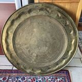 Moroccan brass tray