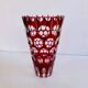 Bohemian crystal vase
