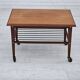 1970s, Danish coffee table, wheels, teak wood.