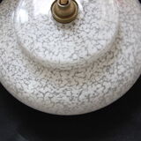 Lustre glass clichy white 50s