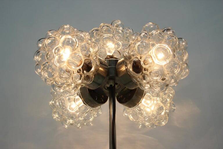 Mid-Century Modern Sputnik Style Art Glass Floor Lamp, 1970s