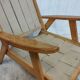 Fauteuil vintage pieds compas