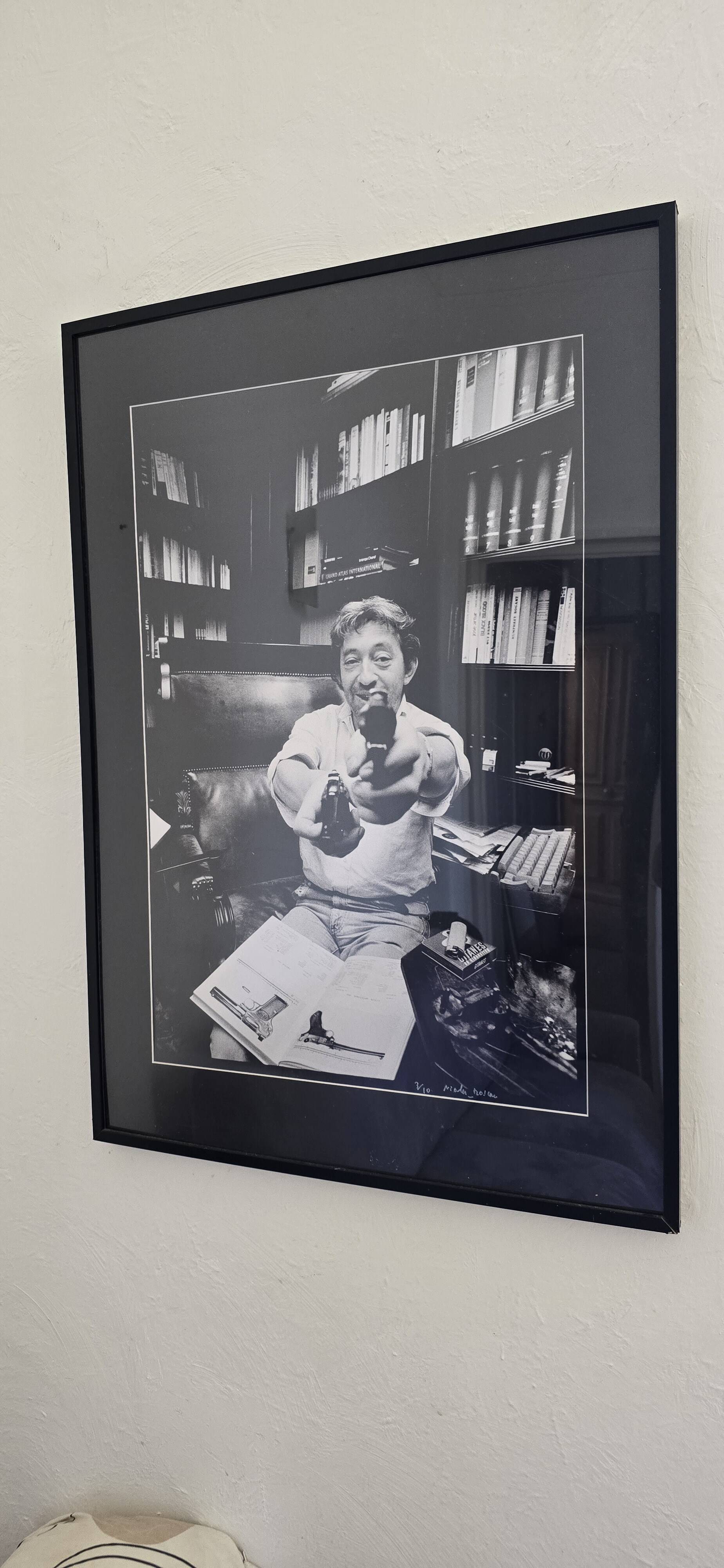 Nicolas moscara (1957) serge gainsbourg, to arms (c.1980) n°3/10