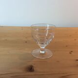 9 verres en cristal anciens
