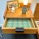 Lit 2 places vintage et tables de nuit