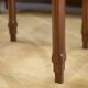 Art Deco game table in walnut from the 1930s.