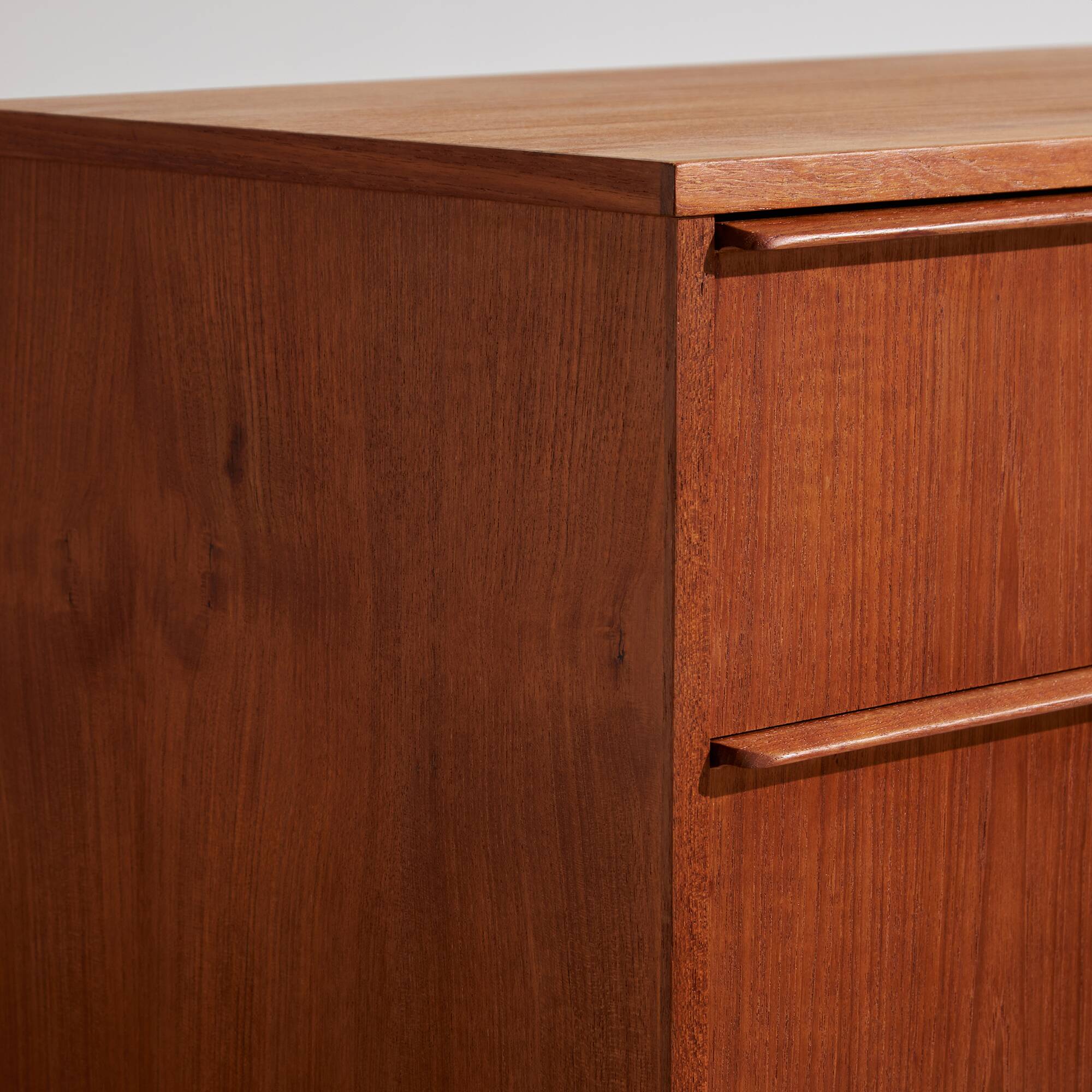 Restored teak dresser