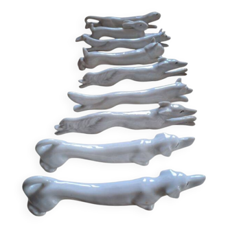 Lot repose couteaux porcelaine Pfeffer