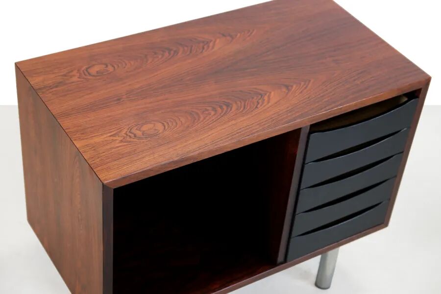 Rosewood Danish design record player cabinet
