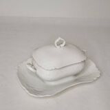 19th century Limoges Pouyat porcelain gravy boat