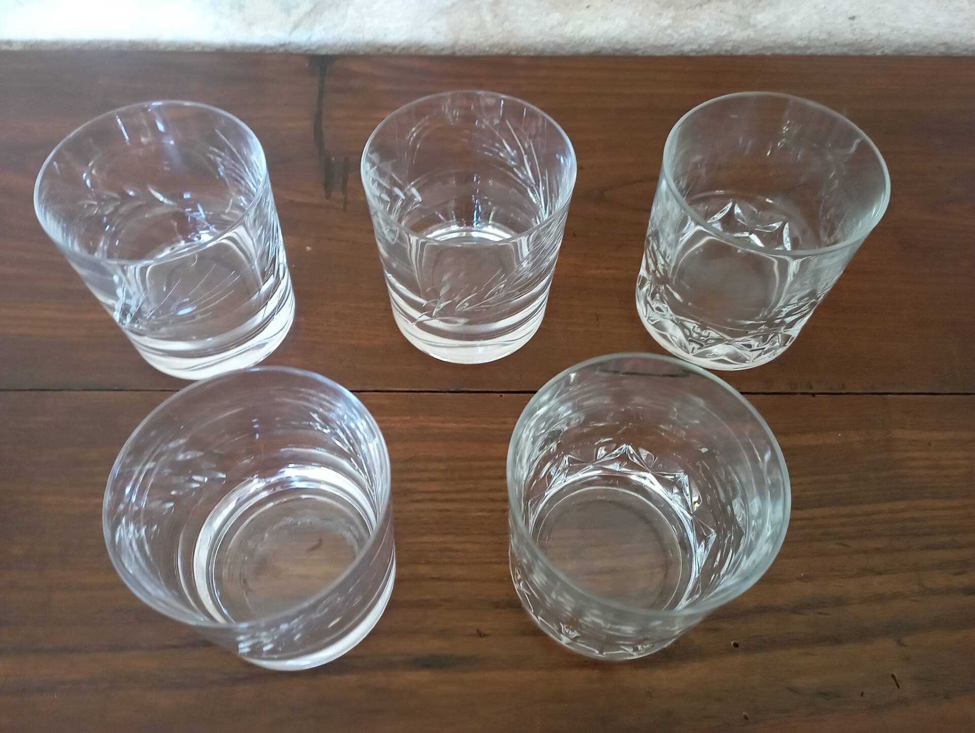 Whiskey glasses