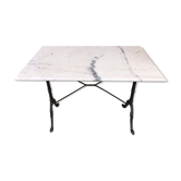 Bistro table on marble