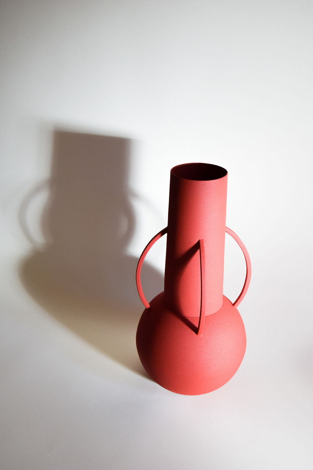 Red vase