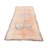 Old Boujaad berber carpet in hand woven wool 150x325 cm