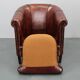 Fauteuil en cuir vintage, Tchécoslovaquie