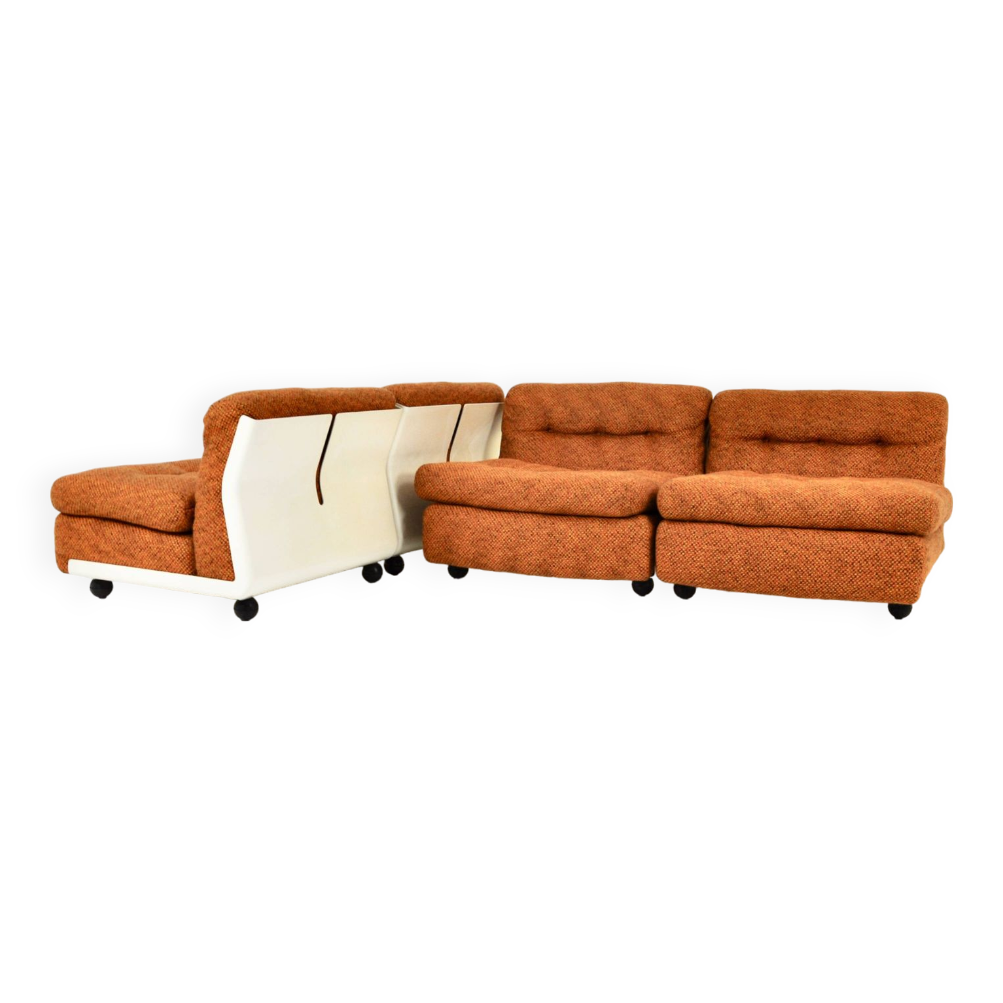 Amanta armchairs by Mario Bellini for C&B Italia, 1960, set of 4