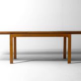 Extendable 'abstracta' dining table in beech by Jos de Mey, Belgium 1960s