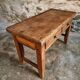 Antique French side table from the 19th century in cherry and oak – circa 1870