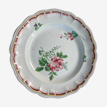 Lunéville flower decoration service dish