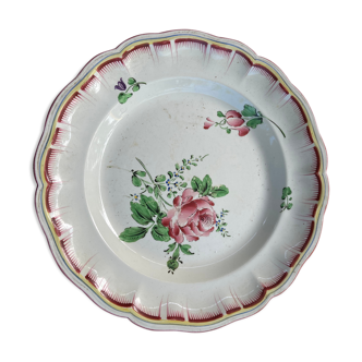 Lunéville flower decoration service dish