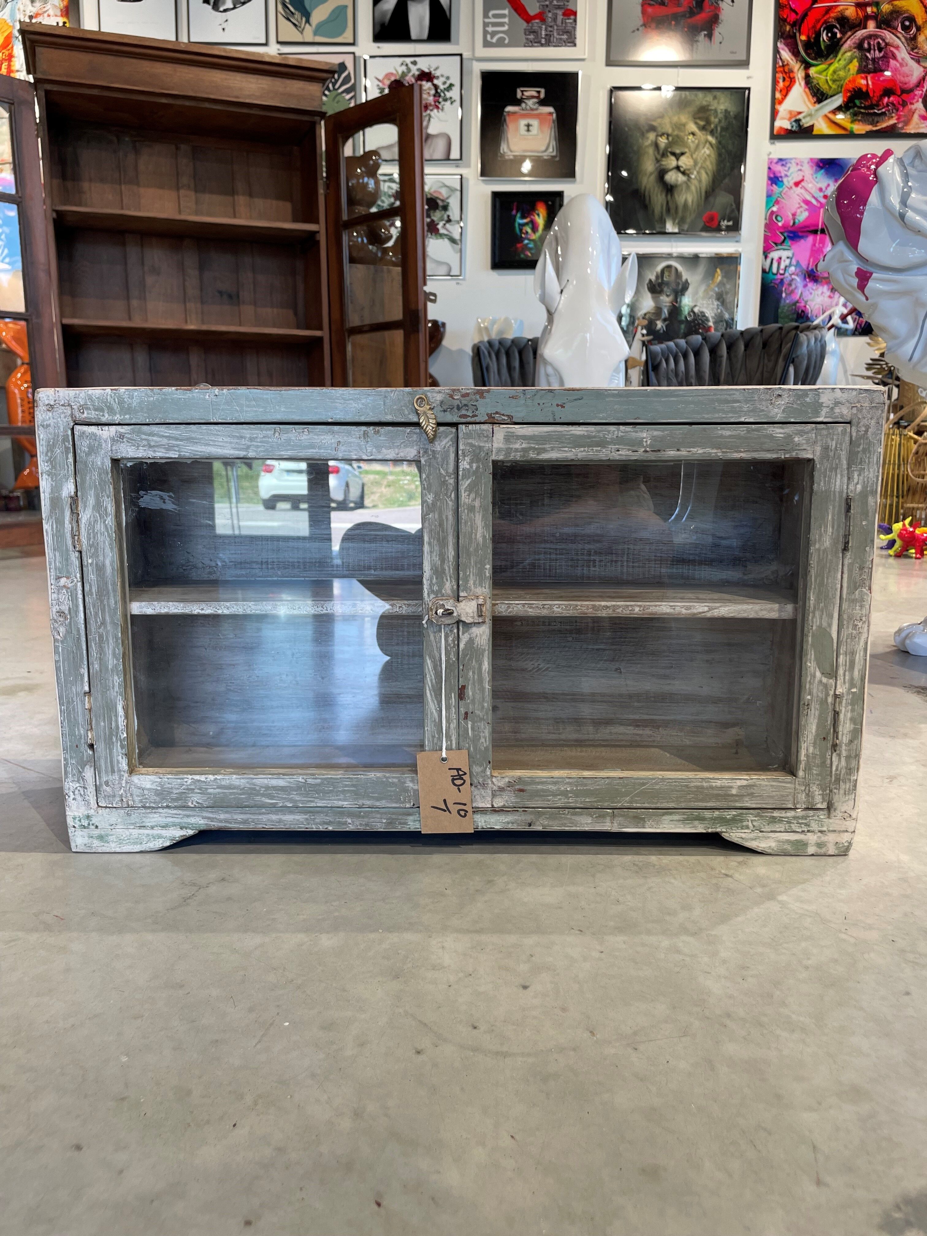 Small teak wall shelf
