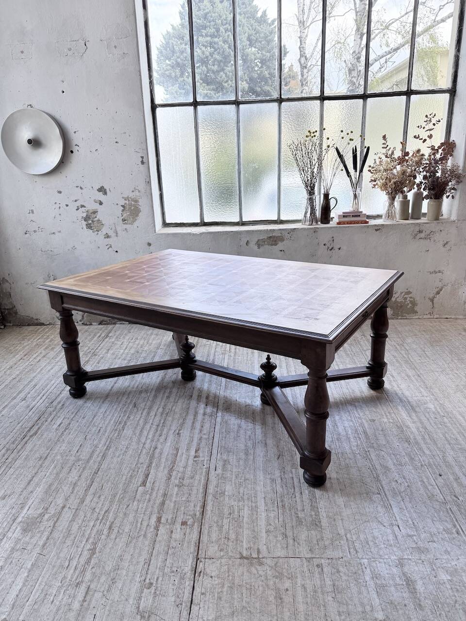 Oak table in Louis XIV style 1900