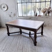 Table chêne style Louis XIV 1900