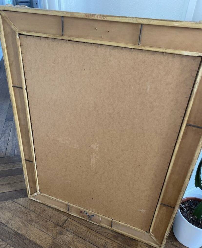 Miroir bois doré