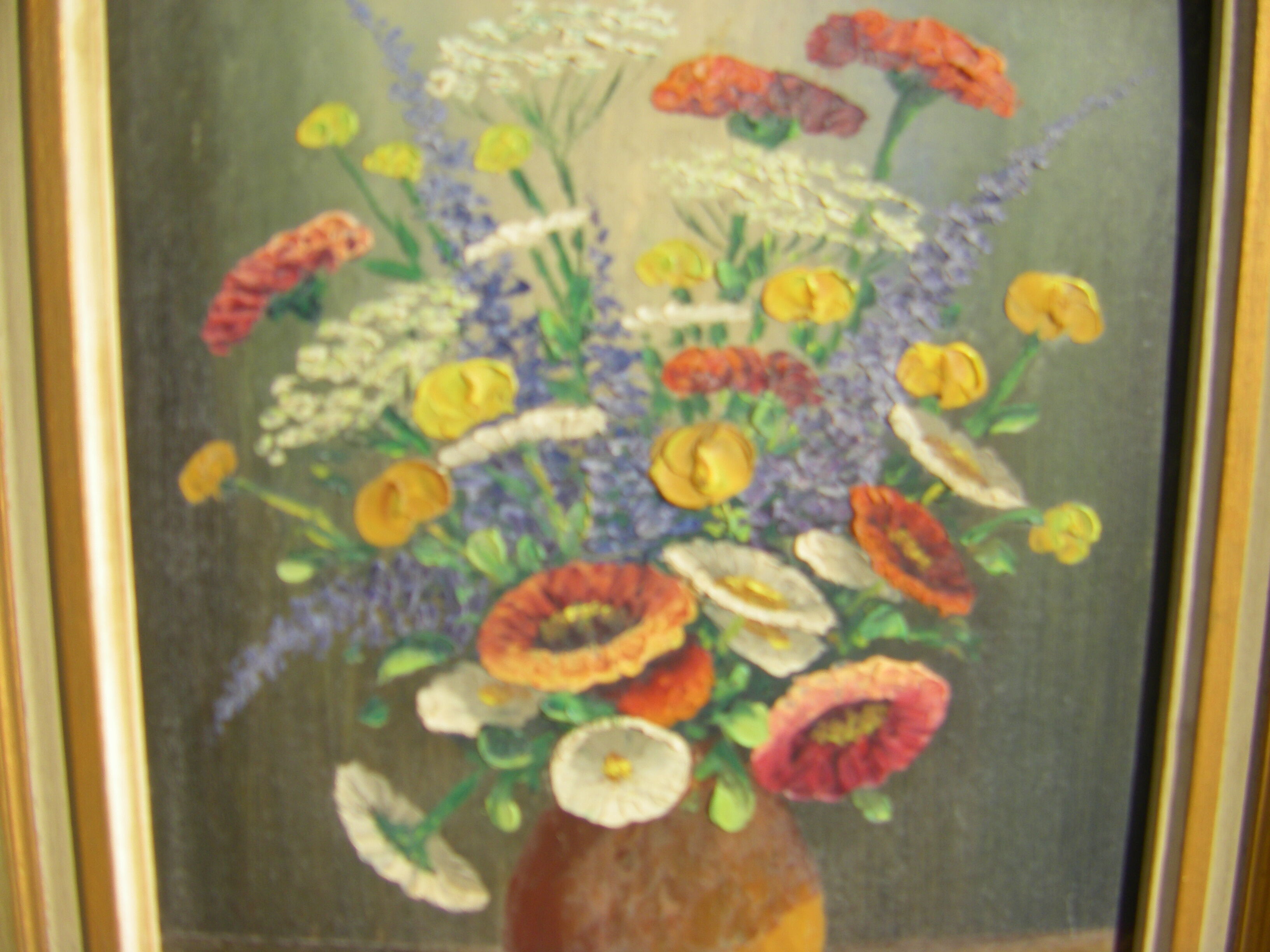 Painting "vase of flowers"
