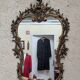 Gold metal wall mirror
