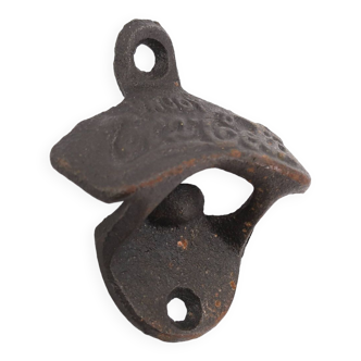 Coca Cola bar wall bottle opener, 50s