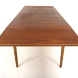 Scandinavian teak desk, Hugo Troeds, Bjärnum, Sweden, 1950