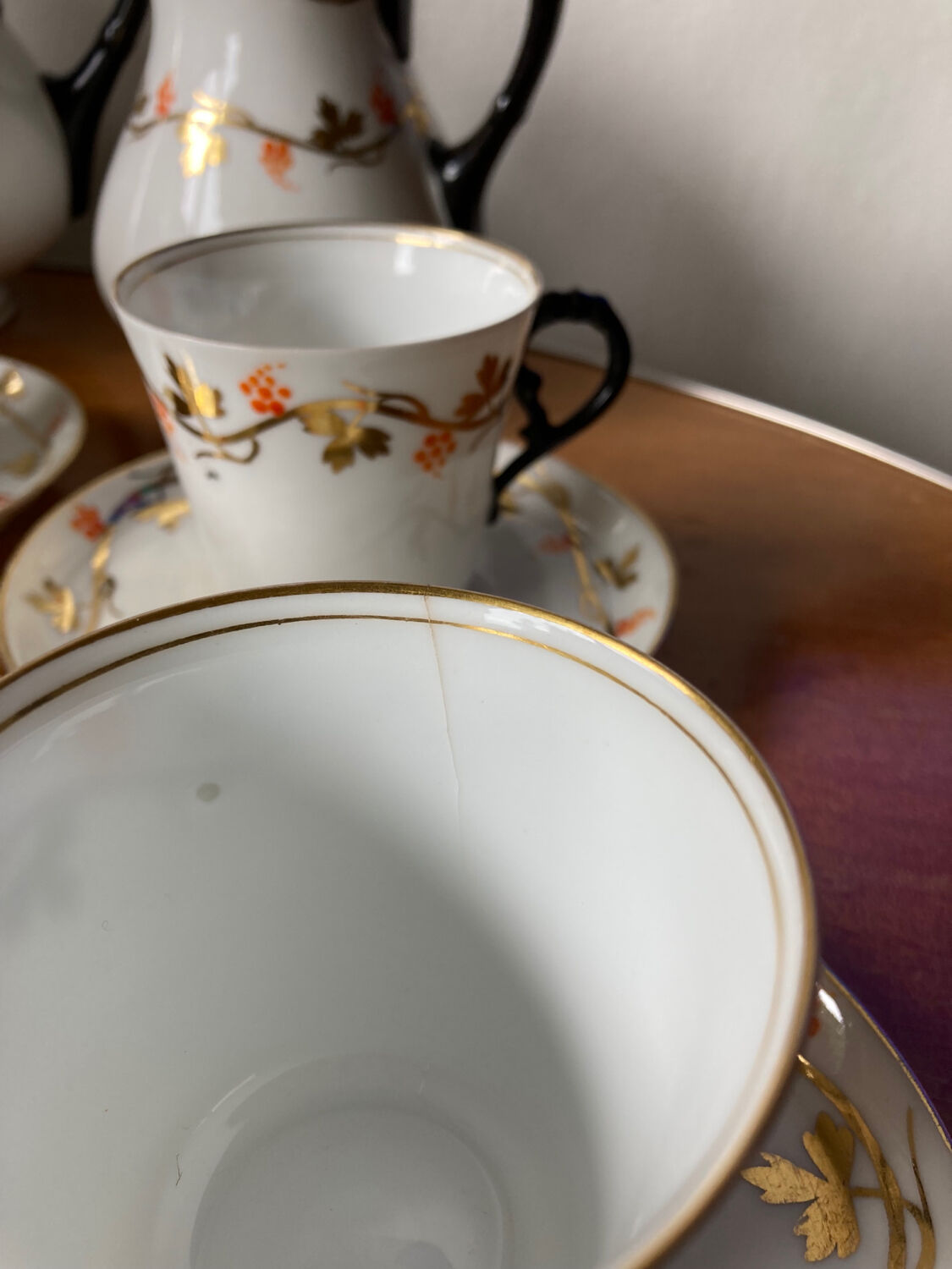 Empire period tea service