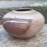 Glazed ceramic vase by Nadia and Alain Pinel