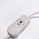 Pair of Vintage Glass and Metal Table Lamps "Vieste" by GPA Monti for Candle