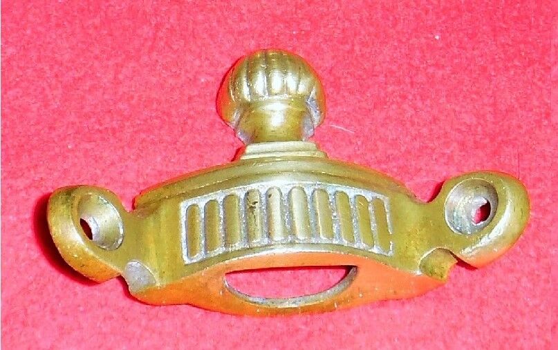 45 Triangular fixing tips for stair mat bar. Bronze, 19th