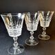 Set of 9 crystal glasses – Tuilerie model by Cristal d’Arques