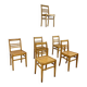 Set of 6 chairs 1950 René Gabriel