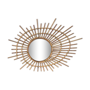 miroir en osier ortf