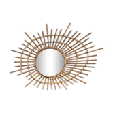 Miroir en osier ortf