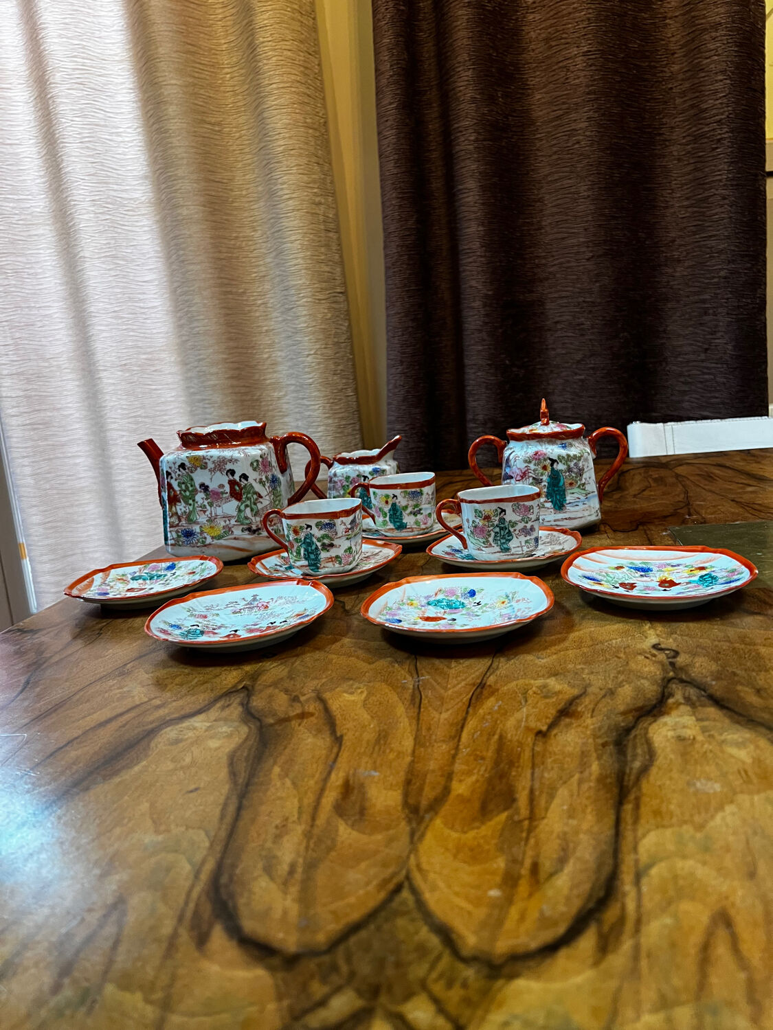 Japanese porcelain service